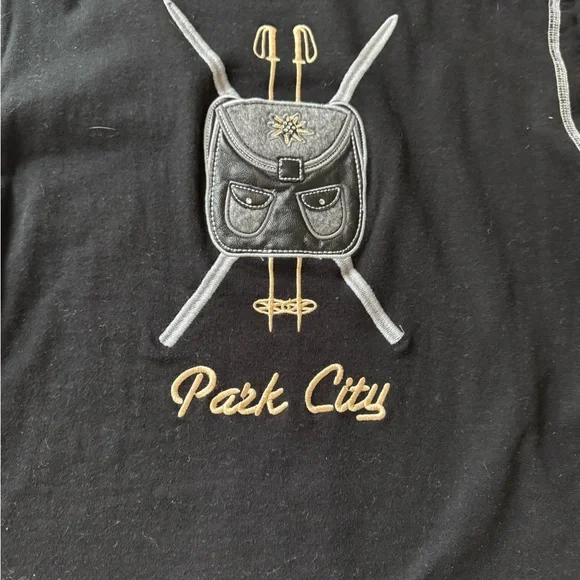 Alp N Rock Black Long Sleeve Tee with Embroidery - Picture 6 of 7